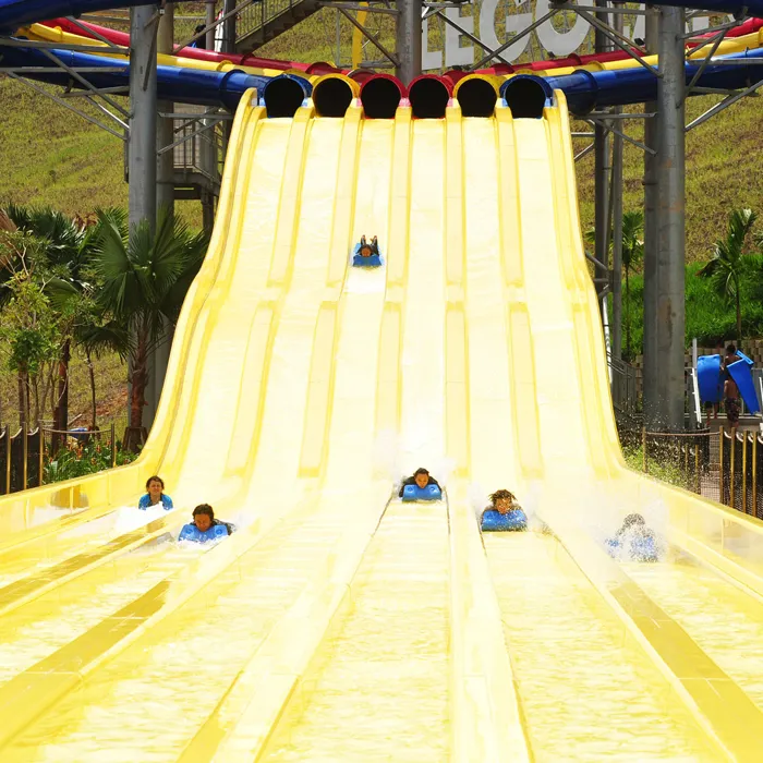 Lego Slide Racers at Water Park