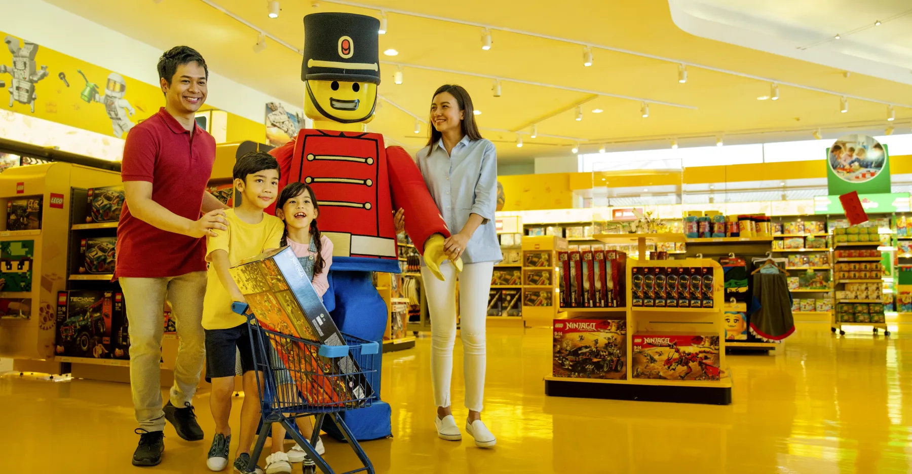 Big Shop Interior With Mascot