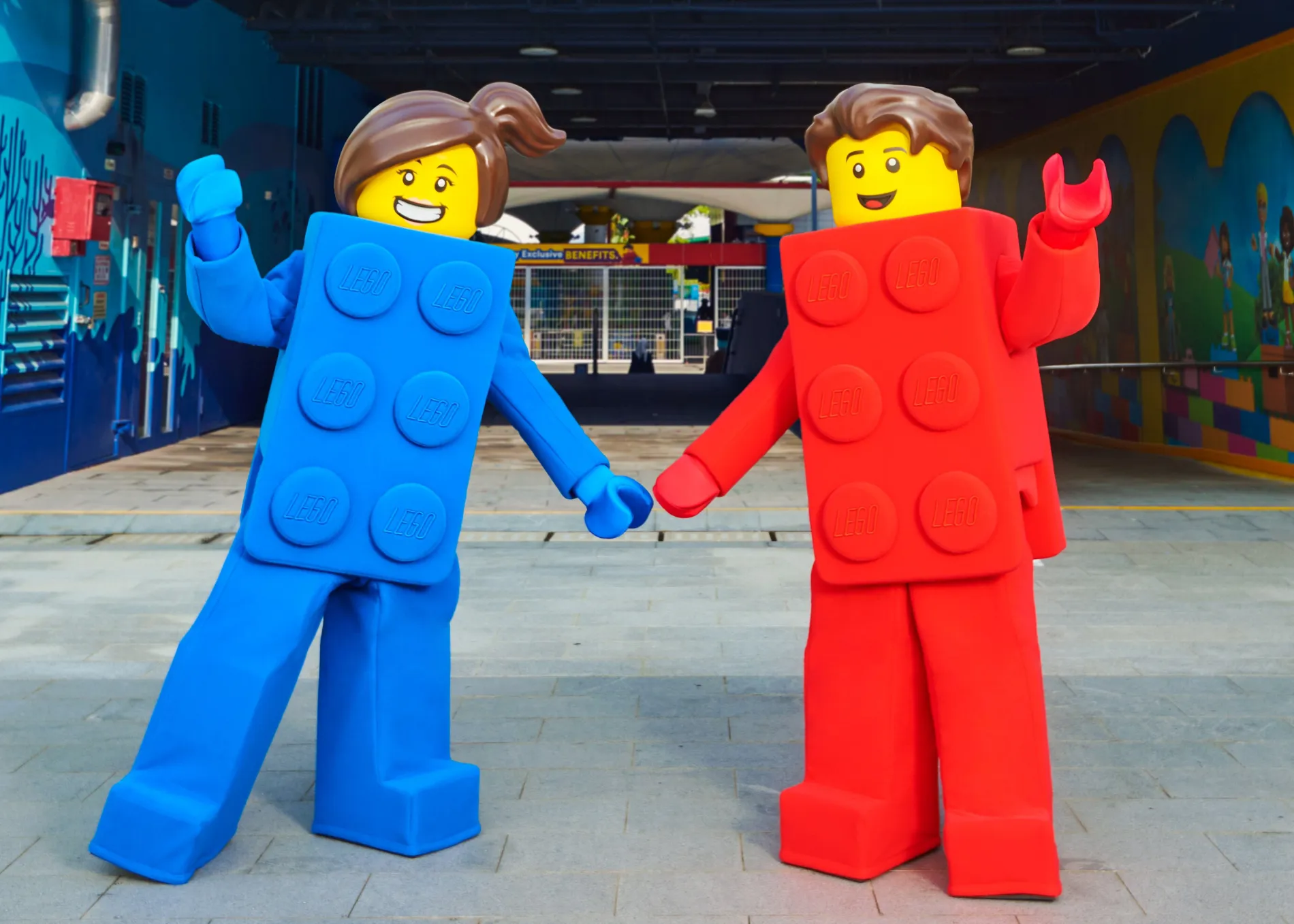 Brick Suit Boy and Brick Suit Girl