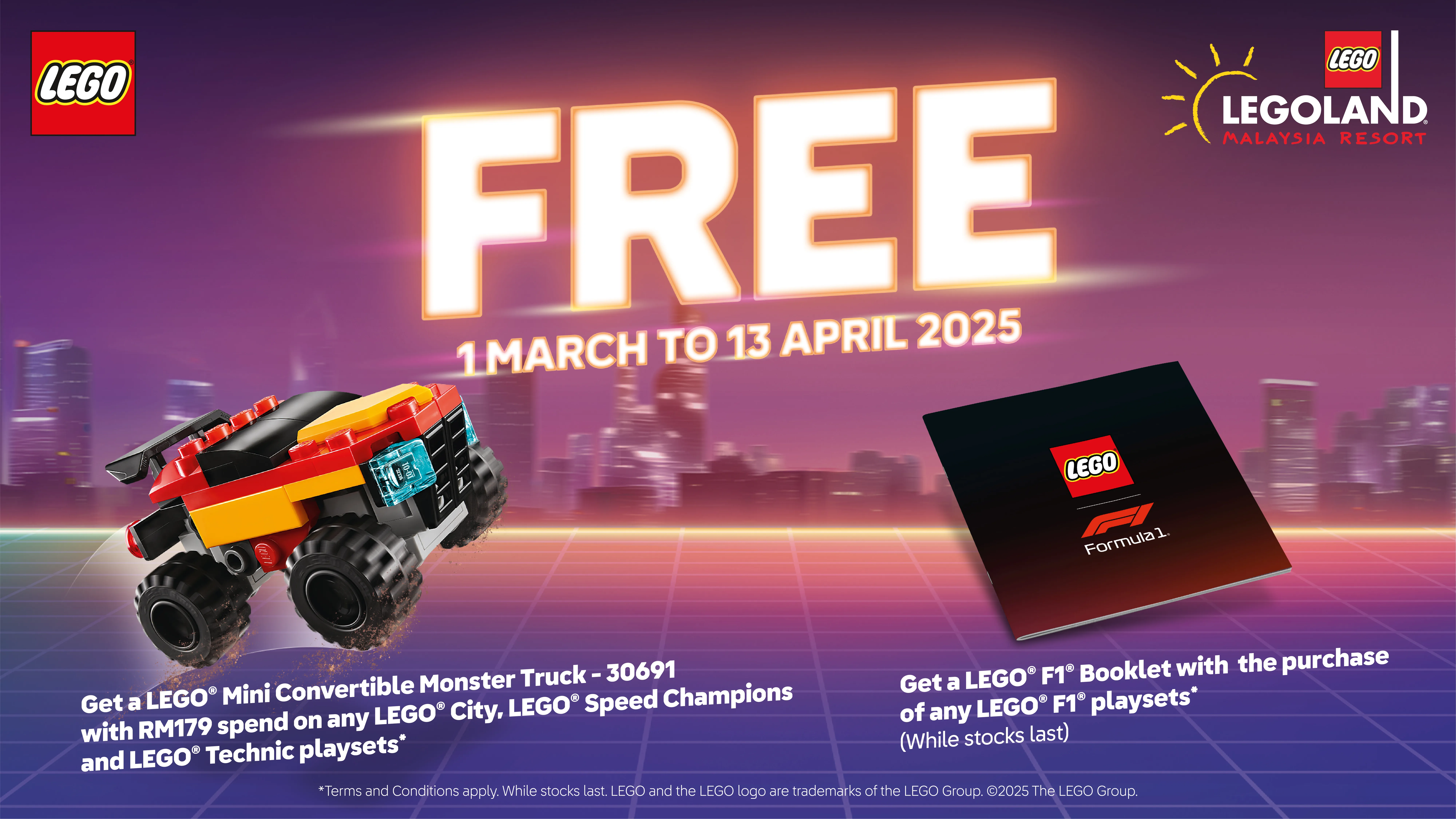 LEGO®LLM F1 GWP Promo 1920X1080